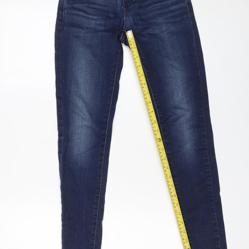 Levi's Women's Blue Skinny Jeans Size 4 Mid Rise Stretch Denim