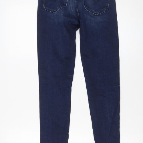 Levi's Women's Blue Skinny Jeans Size 4 Mid Rise Stretch Denim