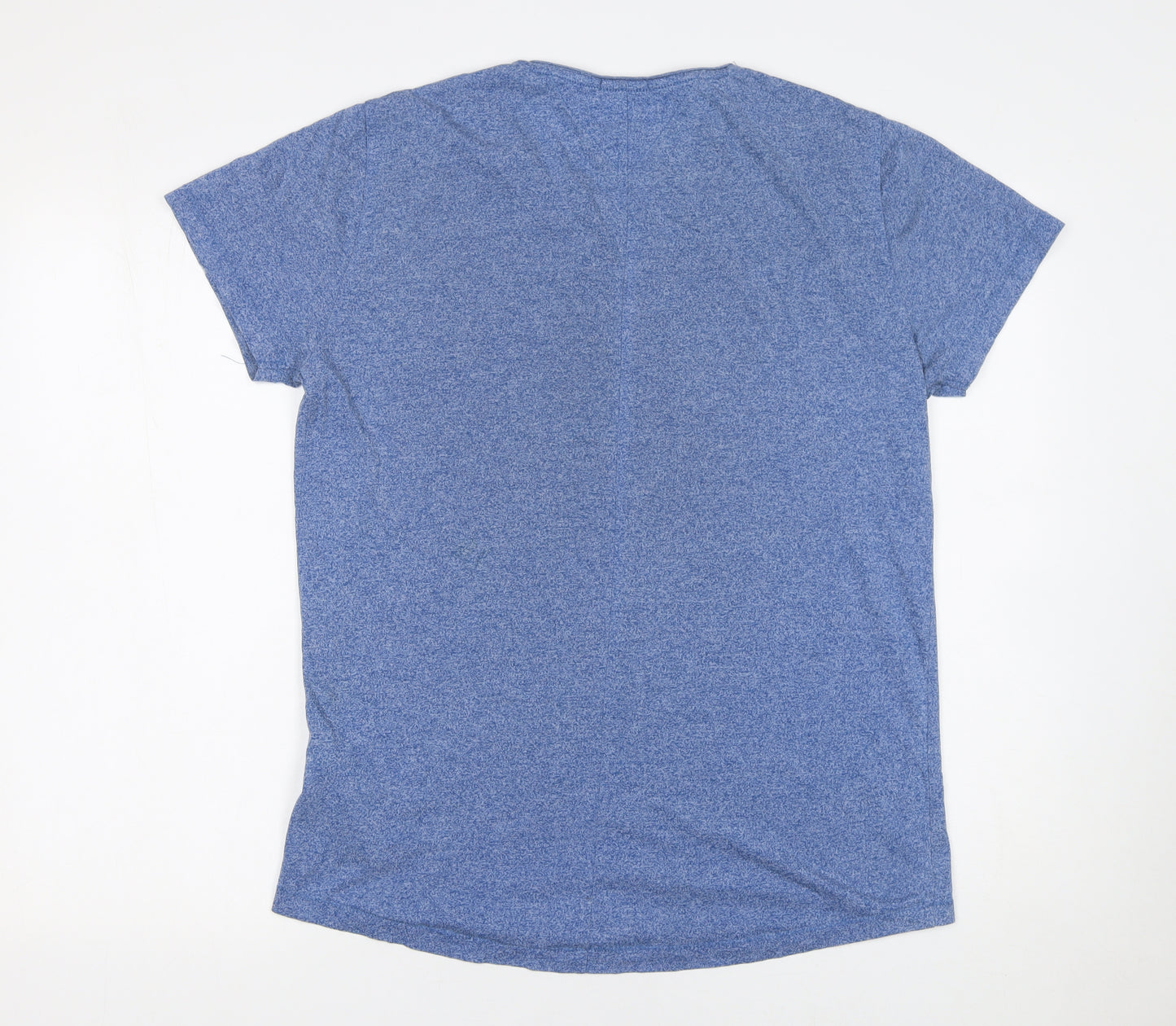 Tommy Hilfiger Men’s Blue Cotton Jersey Crew Neck T-Shirt Size L