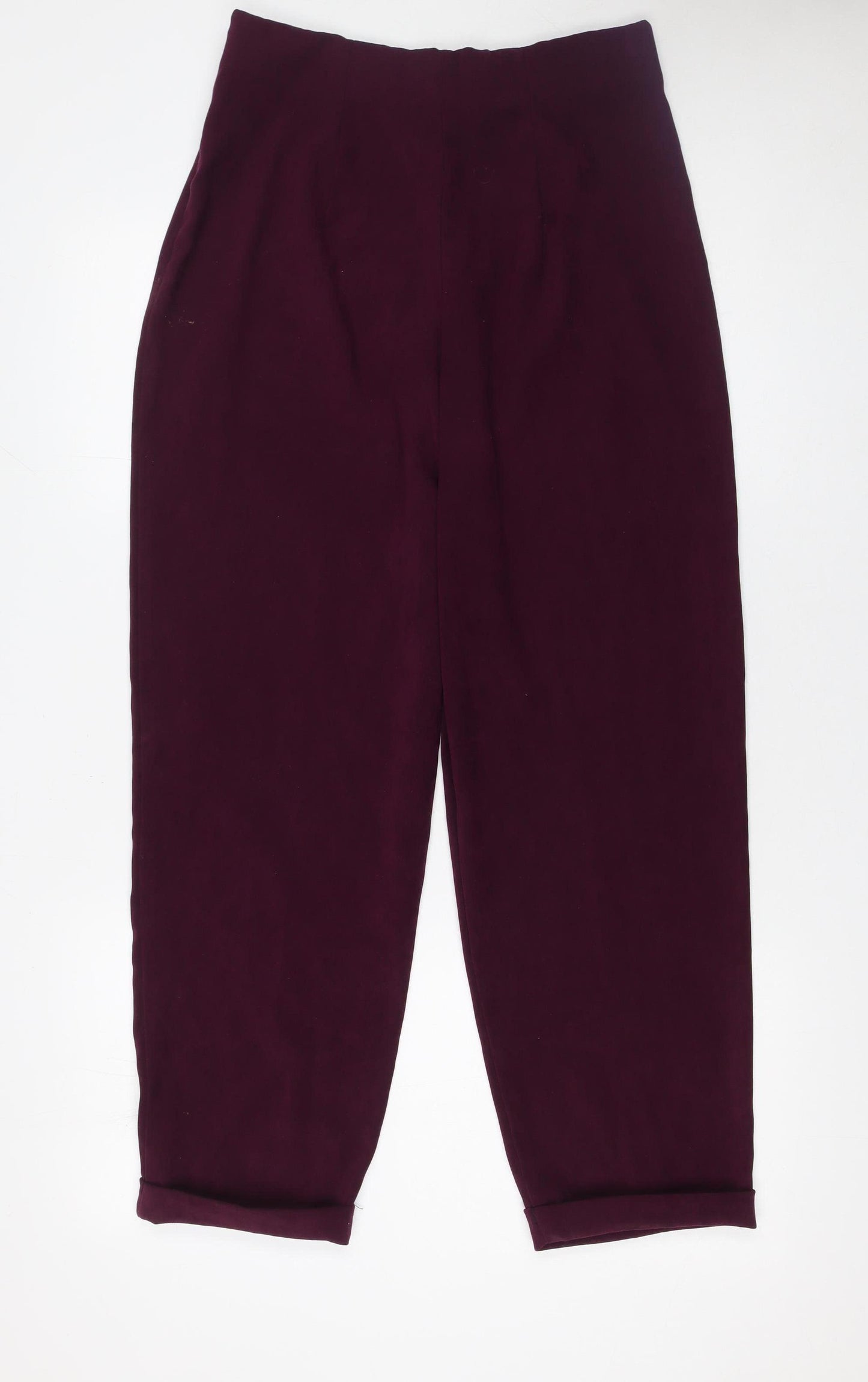 Briggs New York Women's Purple Pull-On Stretch Trousers Size 10