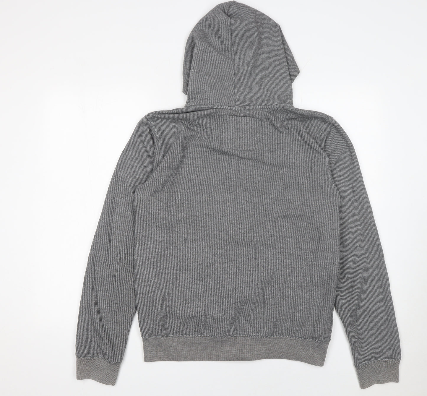 Cotton On Men's Grey Full Zip Hoodie Size S Fleece Casual Sportswear