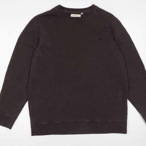 TWOTHIRDS Men's Black Medium Crew Neck Pullover Sweatshirt
