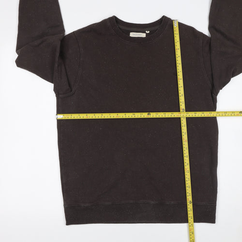 TWOTHIRDS Men's Black Medium Crew Neck Pullover Sweatshirt