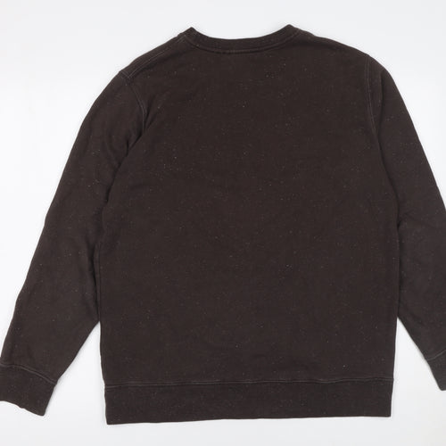 TWOTHIRDS Men's Black Medium Crew Neck Pullover Sweatshirt