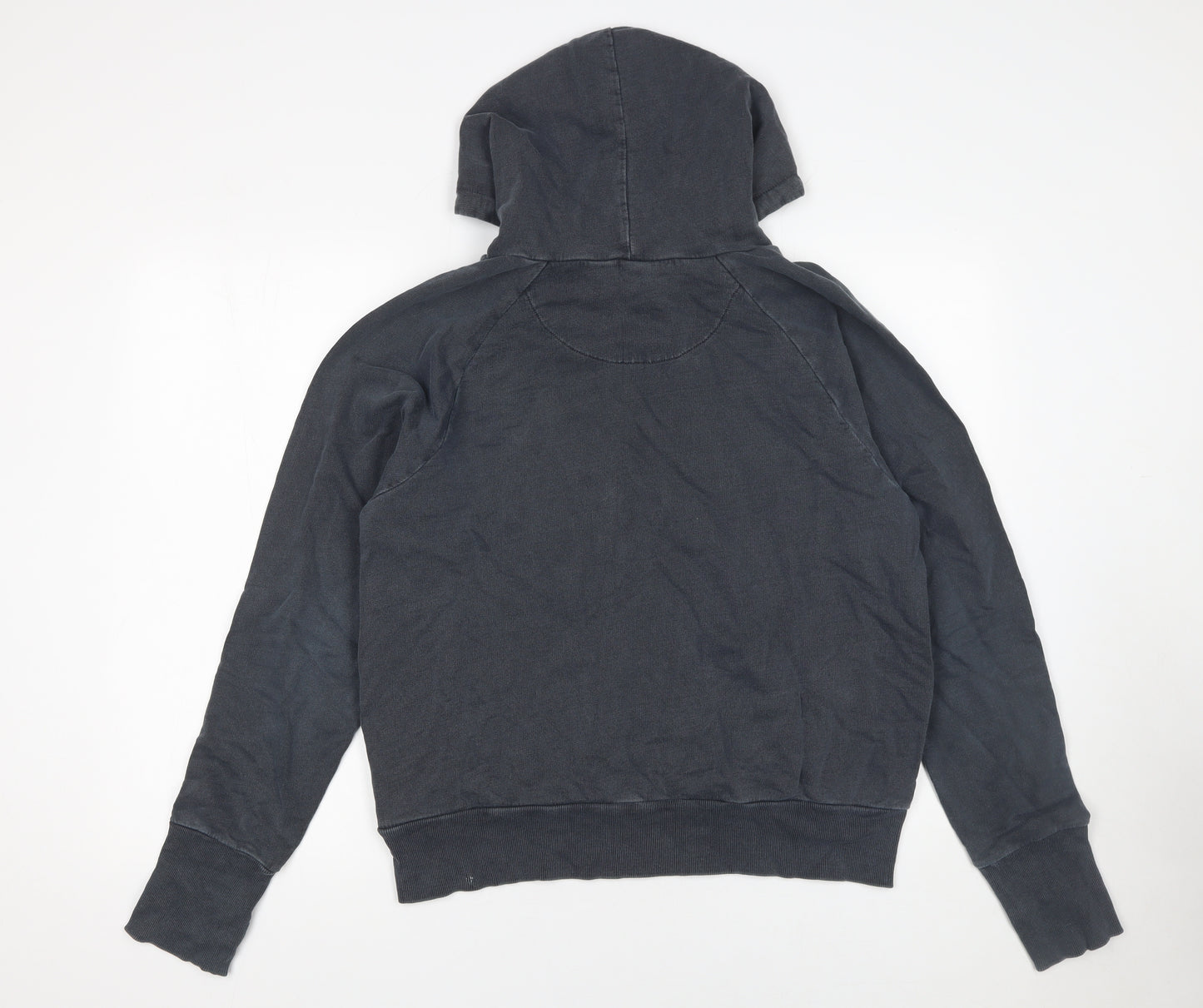 GAP Women’s Black Pullover Hoodie L Relaxed Fit Cotton Blend