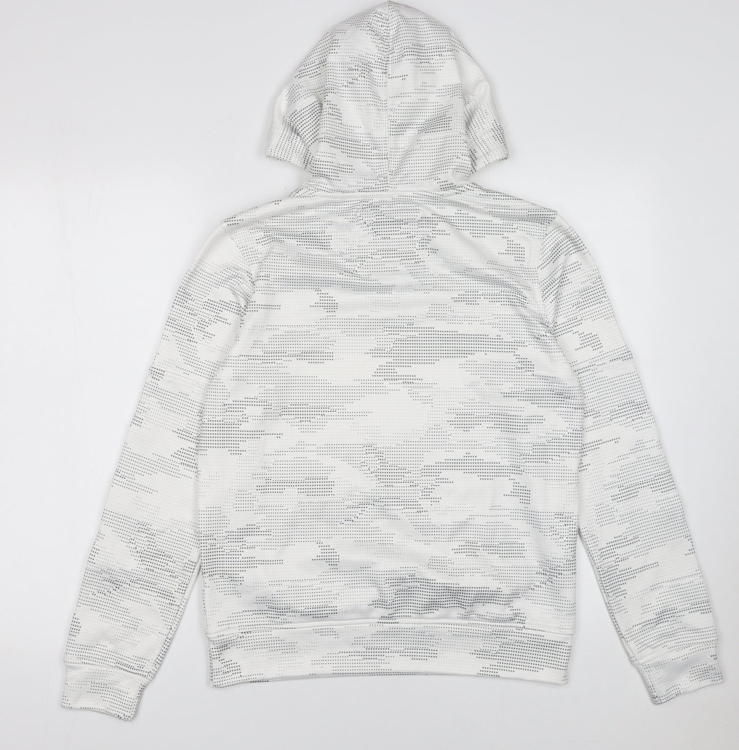 Abercrombie Boys White Camouflage Pullover Hoodie Size 13-14 Years