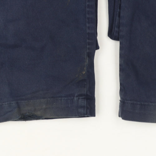 Beaufort & Blake Men’s Blue Chino Trousers Size 38 Regular Cotton