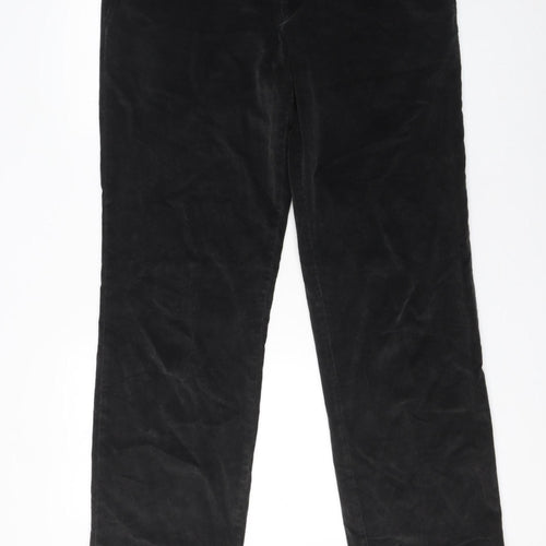 Hugo Boss Men’s Black Corduroy Chino Trousers Size 36W Regular Fit