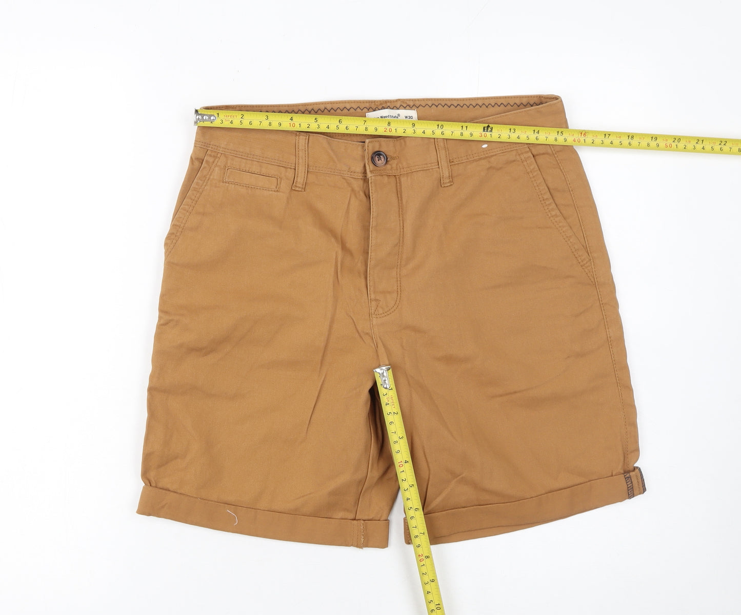 Cedar Wood State Men's Brown Chino Shorts Size 30 Regular
