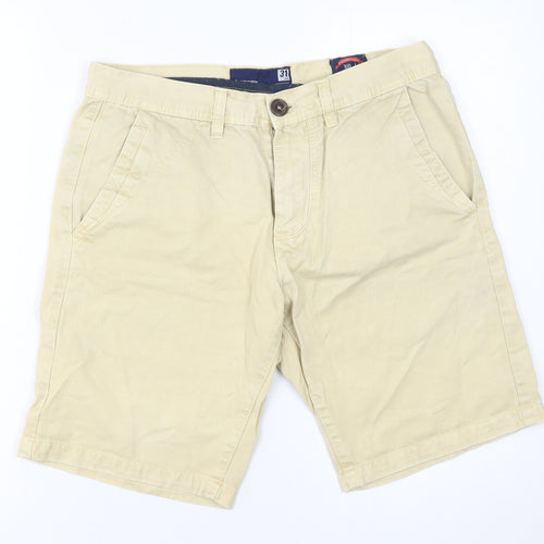 Diverse Men's Beige Chino Shorts Size 31 Regular Fit Summer