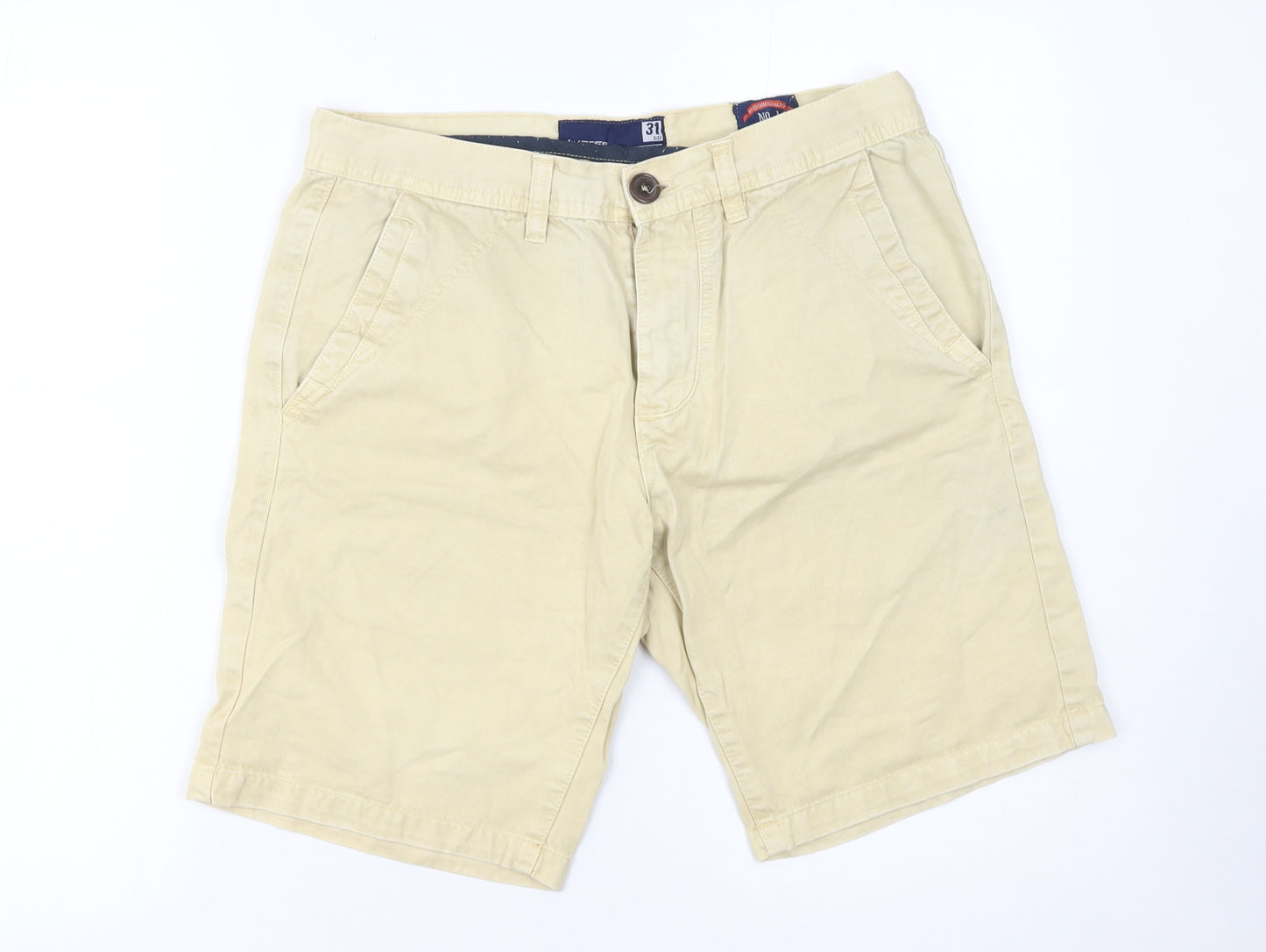 Diverse Men's Beige Chino Shorts Size 31 Regular Fit Summer