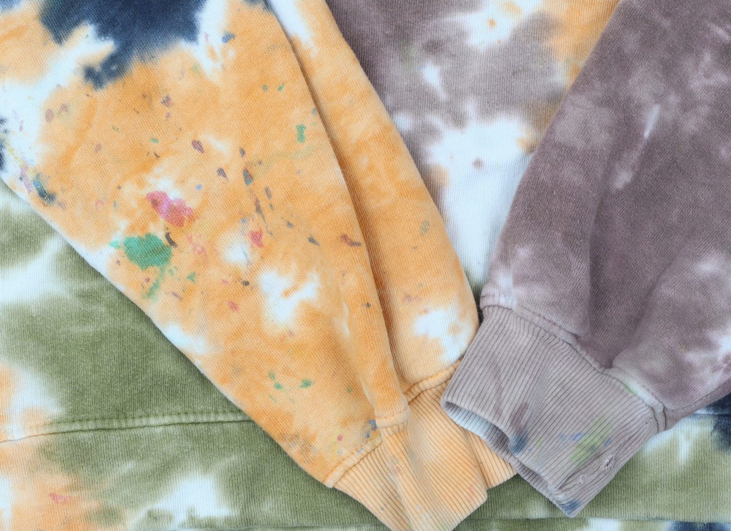 PrettyLittleThing Womens Tie Dye Pullover Hoodie Multicoloured UK 6