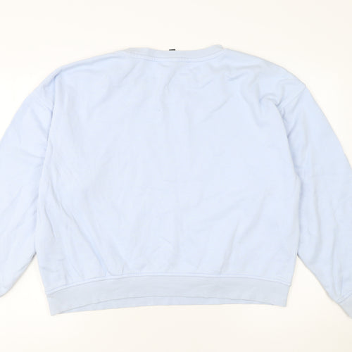 H&M Women's Blue Health & Wellness Club Cotton Blend Sweatshirt M