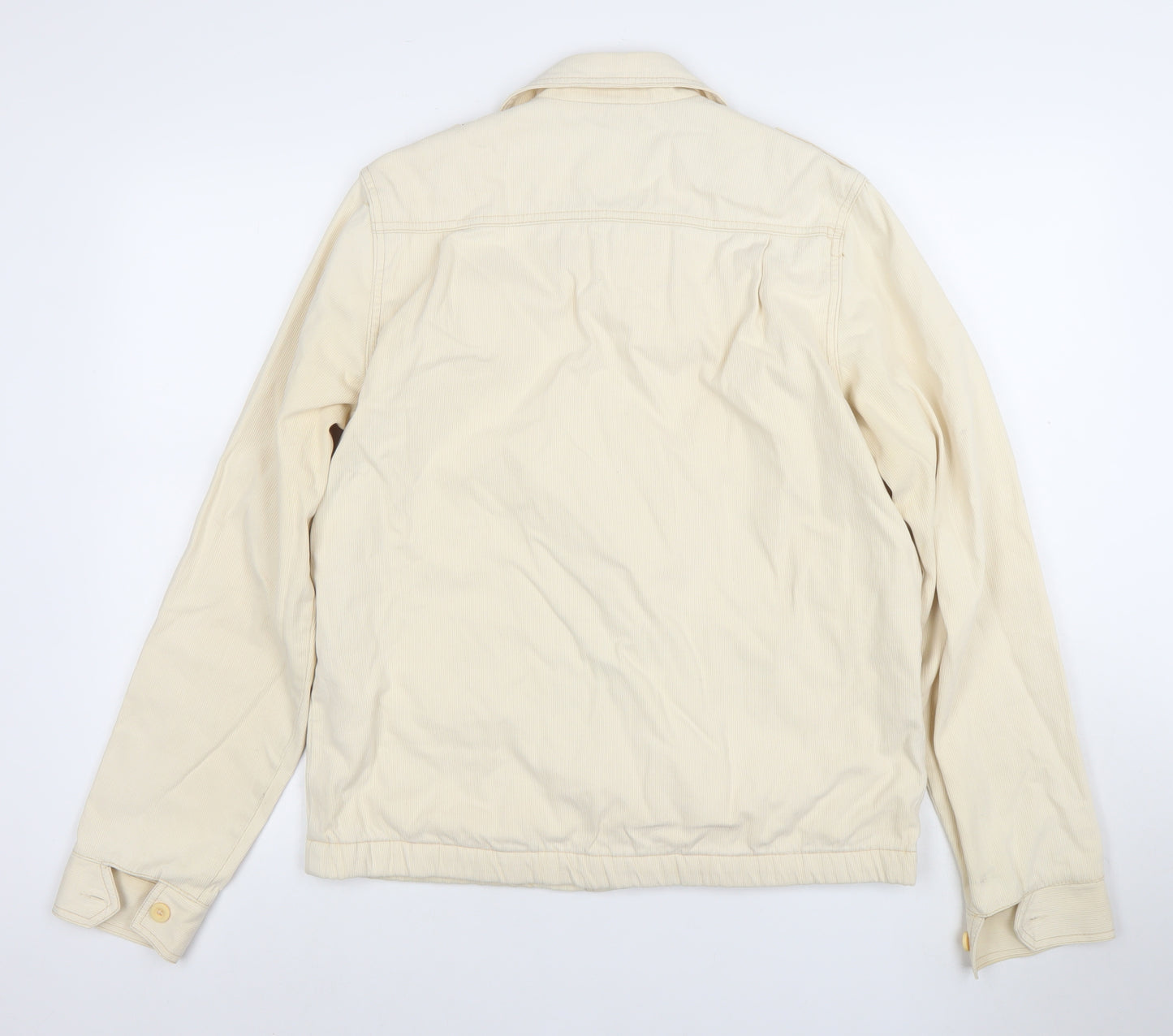 Sullivan Men's Beige Cotton Button Jacket Size M Classic Spring Style
