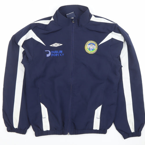 Umbro Boys Blue Full Zip Track Jacket Size 13 Years Sports Football Coat