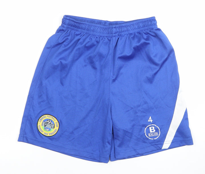 Balon Mens Blue XS Athletic Football Quick Dry Shorts