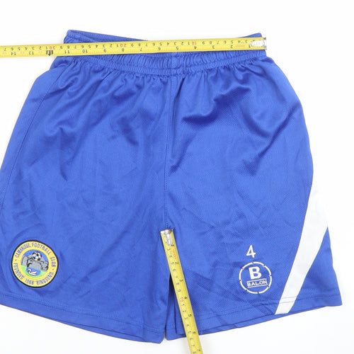 Balon Mens Blue XS Athletic Football Quick Dry Shorts