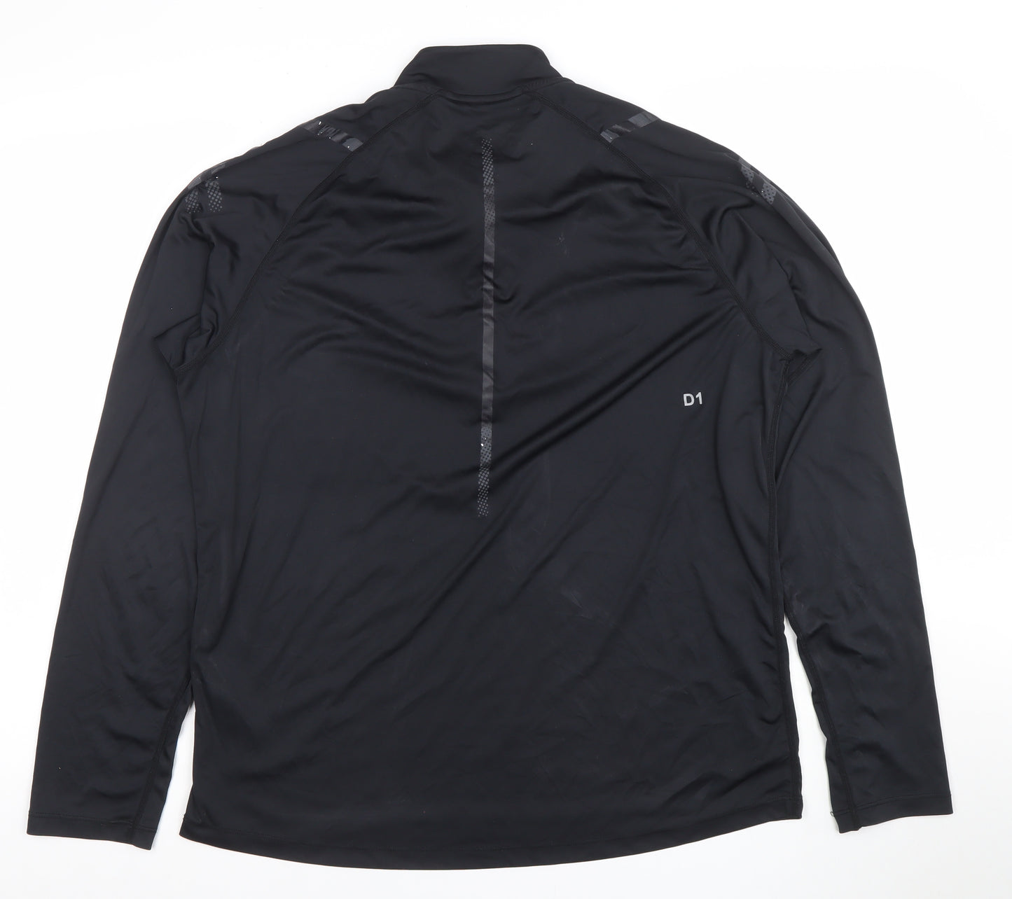 Asics Women's Black Long Sleeve Running Top Size M Reflective D1