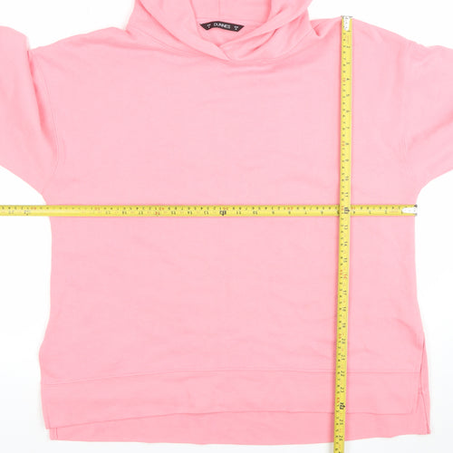DUNNES Womens Pink Pullover Long Sleeve Hoodie Size M