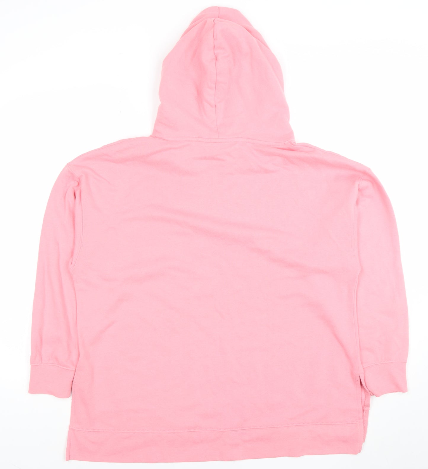 DUNNES Womens Pink Pullover Long Sleeve Hoodie Size M