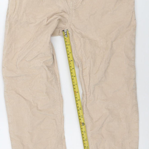 Boden Women’s Beige Corduroy Slim Straight Chino Trousers Size 8