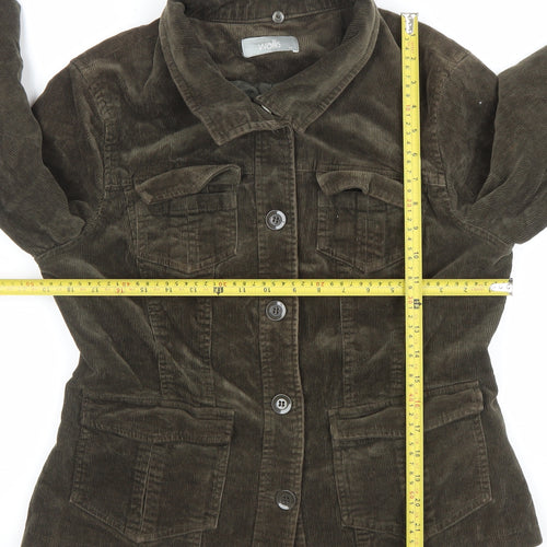 Wallis Women’s Brown Corduroy Tailored Suit Jacket Size 14