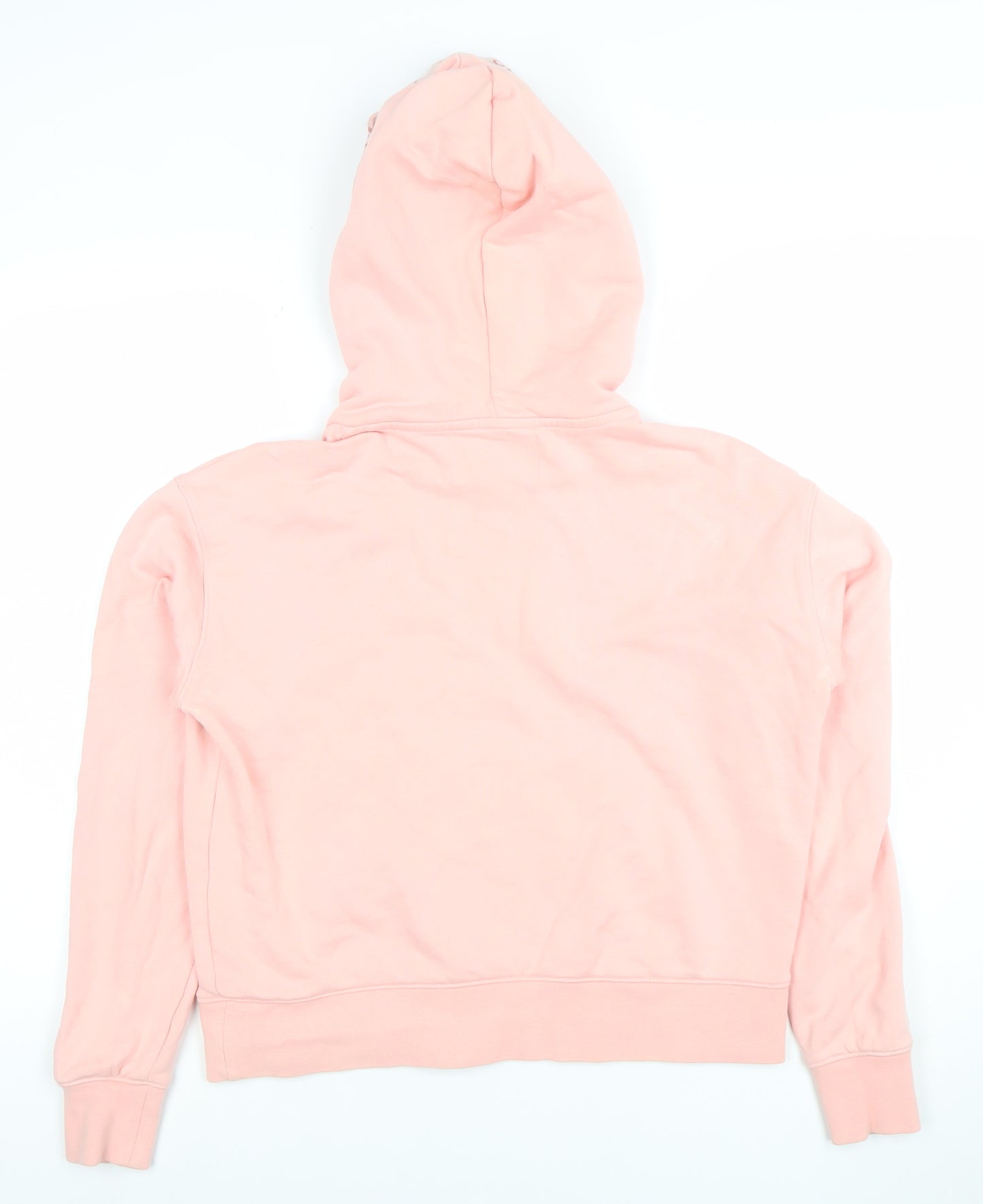 Calvin Klein Jeans Women's Pink Cotton Hoodie M Pullover