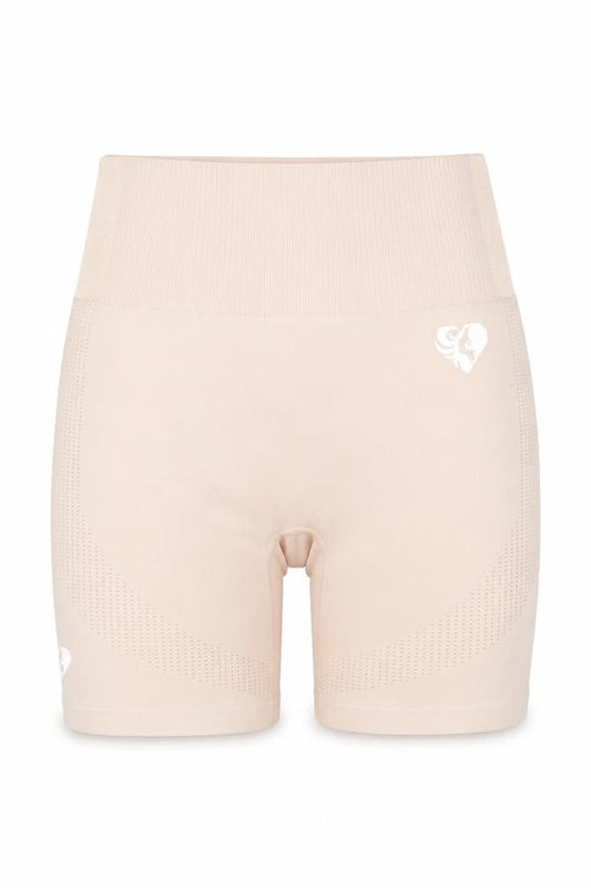 Women's Best Beige Women's Small Compression Activewear Shorts