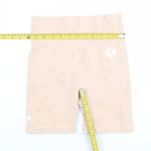 Women's Best Beige Women's Small Compression Activewear Shorts