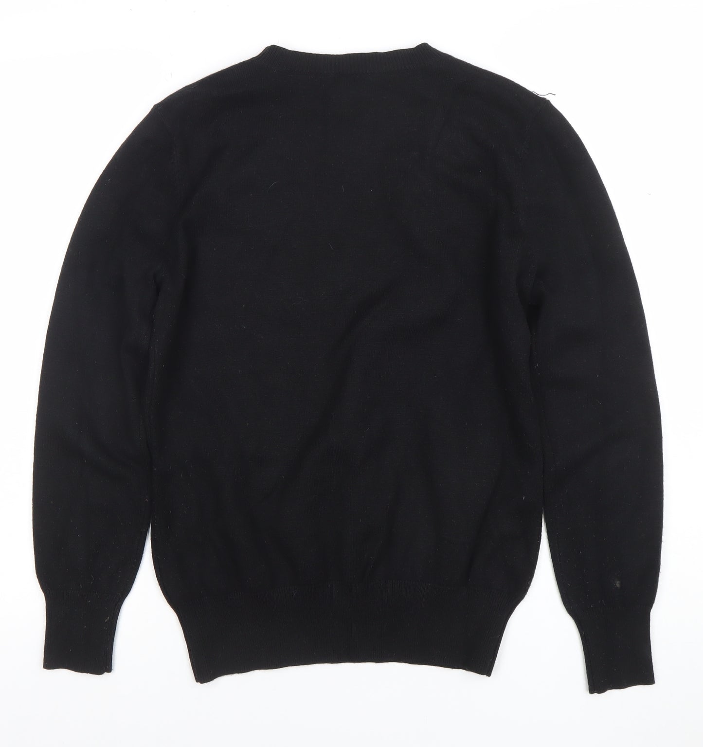 Savida Women’s Black Jewel Beaded Pullover Jumper Size 12