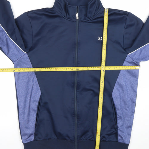 RANG Mens Blue 2XL Full Zip Sports Sweatshirt Lightweight Jacket