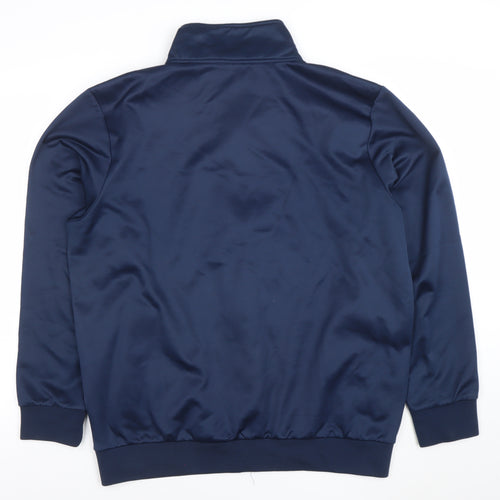 RANG Mens Blue 2XL Full Zip Sports Sweatshirt Lightweight Jacket