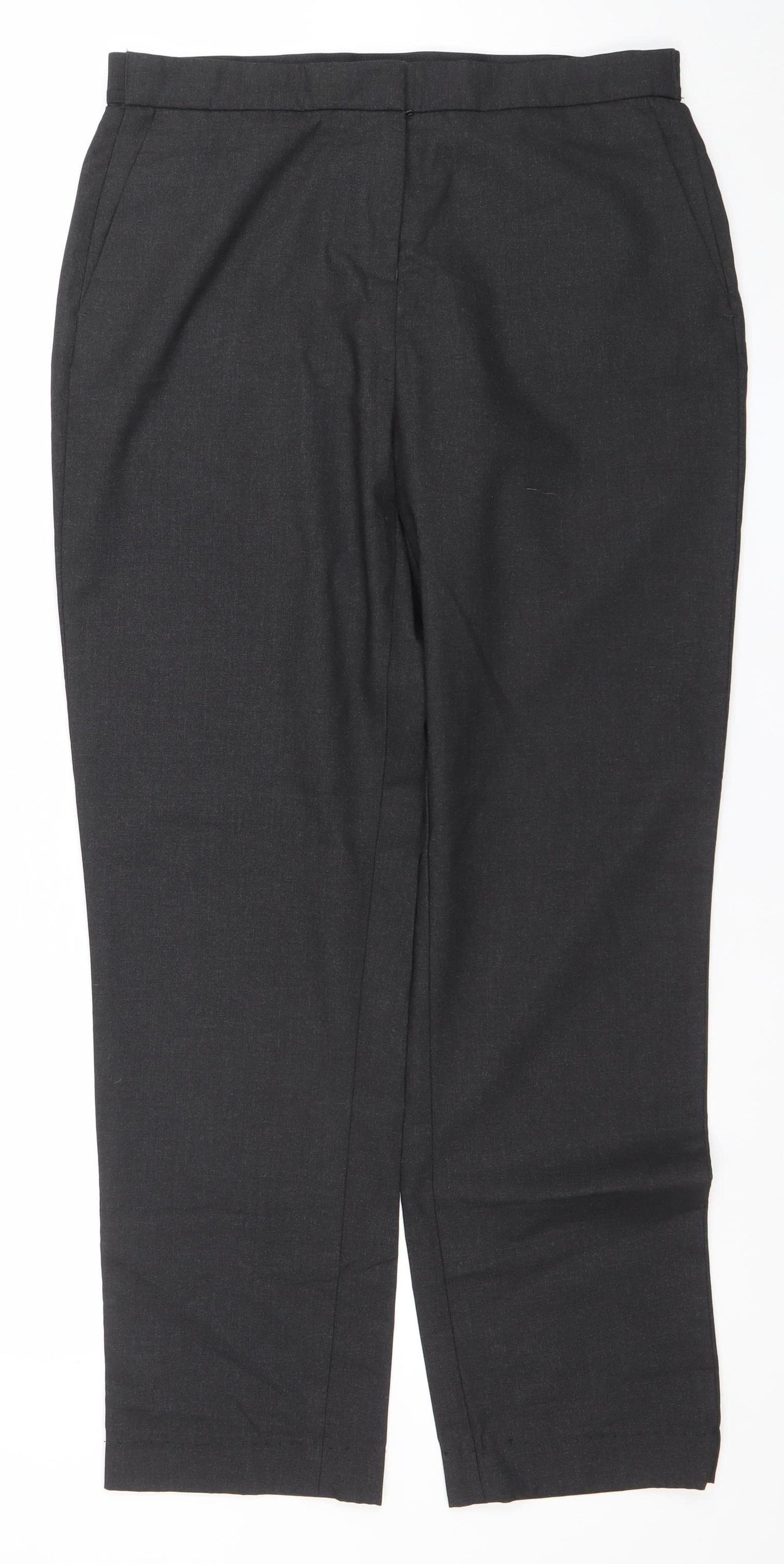 Brook Taverner Women’s Black Classic Straight Leg Dress Pants Size 14