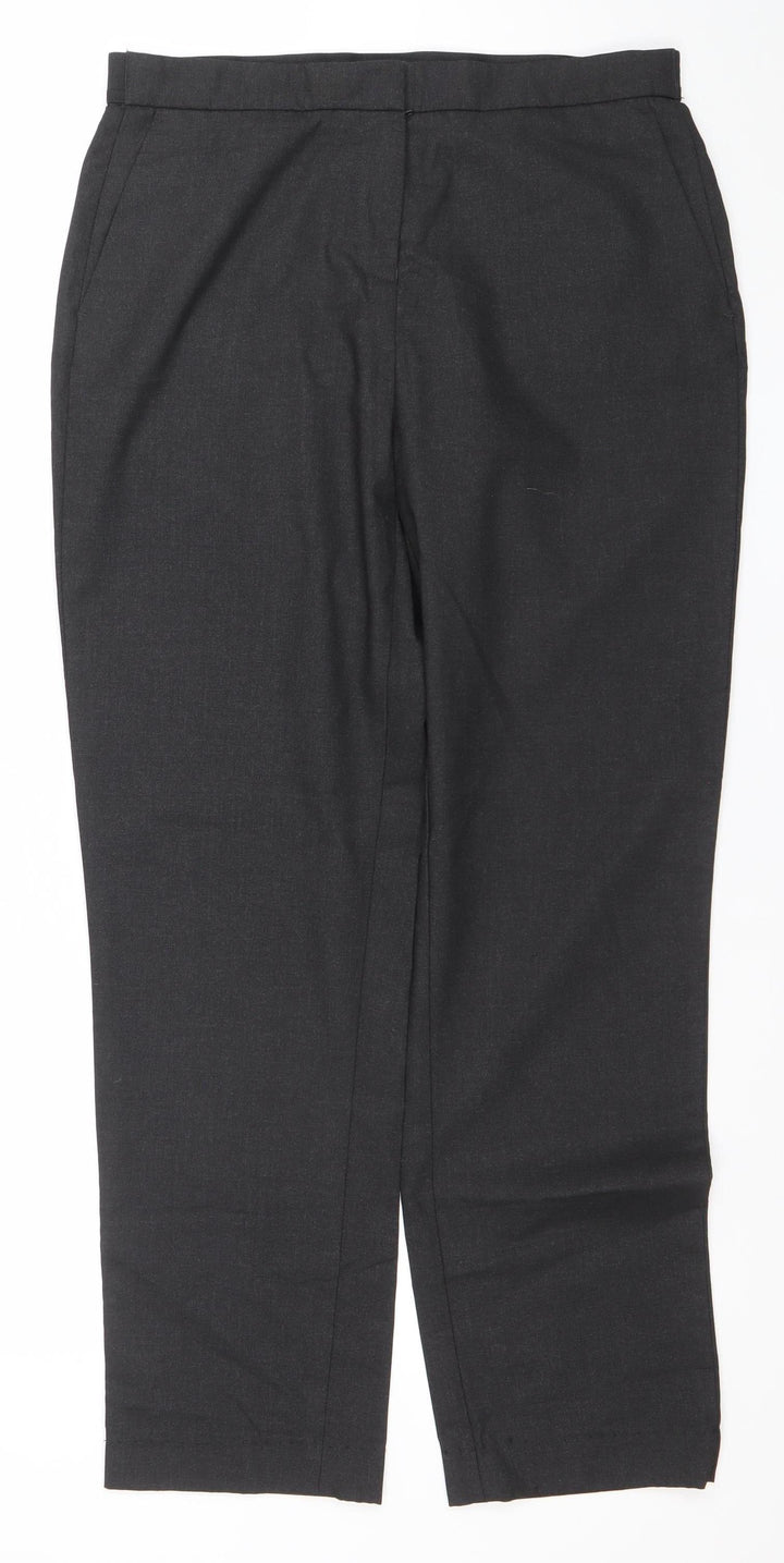 Brook Taverner Women’s Black Classic Straight Leg Dress Pants Size 14