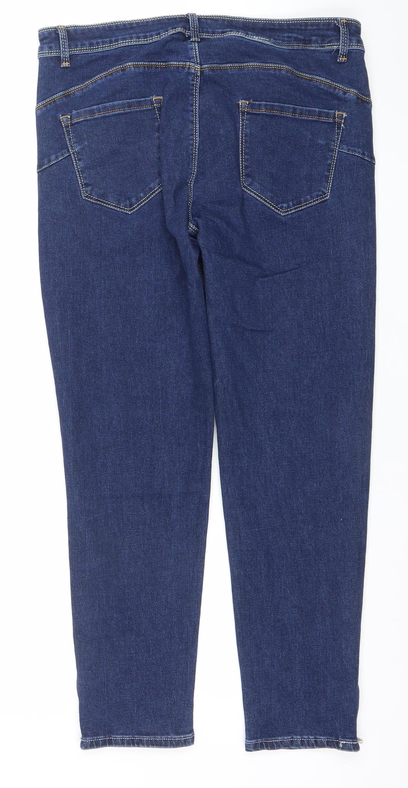 J’AIME LA VIE Women’s Blue Skinny Stretch Jeans Size 16