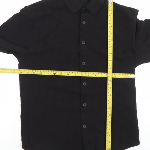 NYTRO Women's Black Cotton Long Sleeve Button-Up Shirt Size S