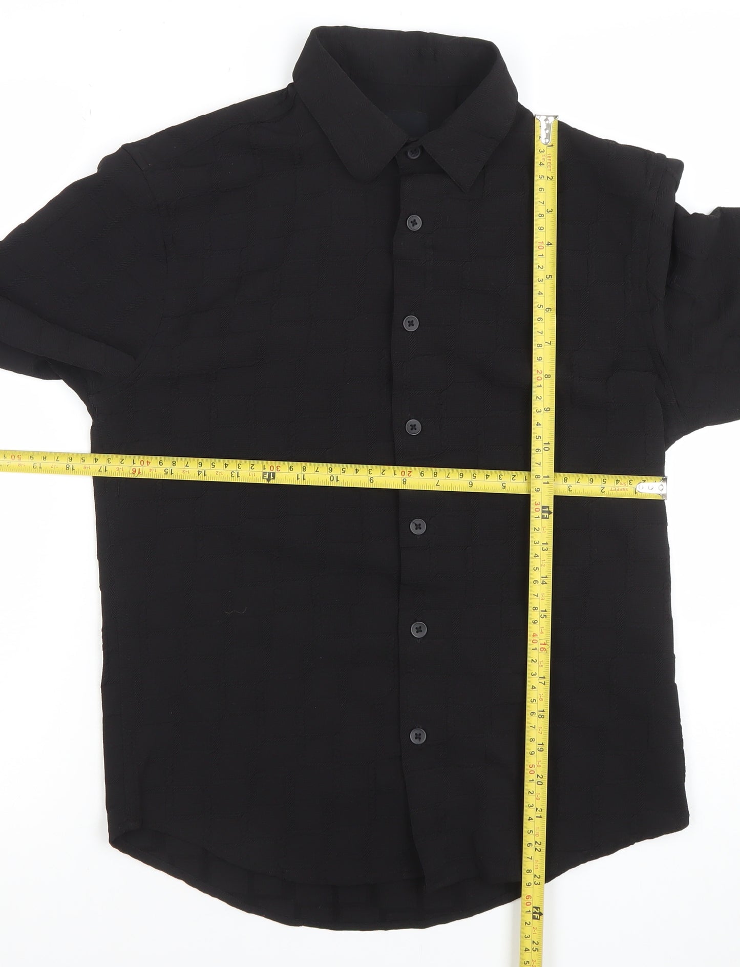 NYTRO Women's Black Cotton Long Sleeve Button-Up Shirt Size S