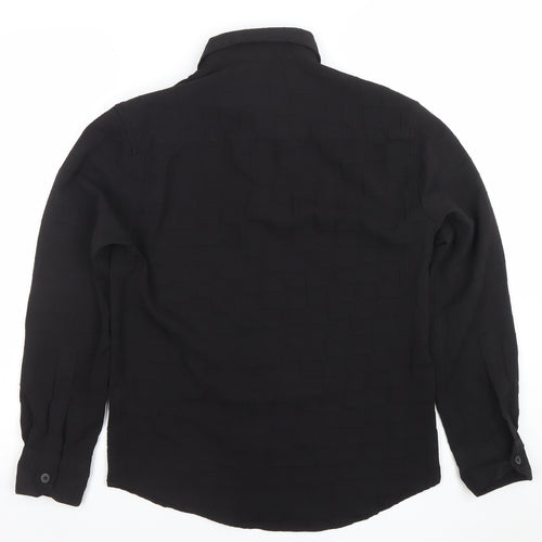 NYTRO Women's Black Cotton Long Sleeve Button-Up Shirt Size S
