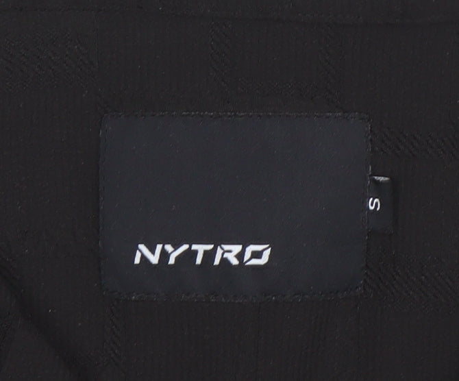 NYTRO Women's Black Cotton Long Sleeve Button-Up Shirt Size S