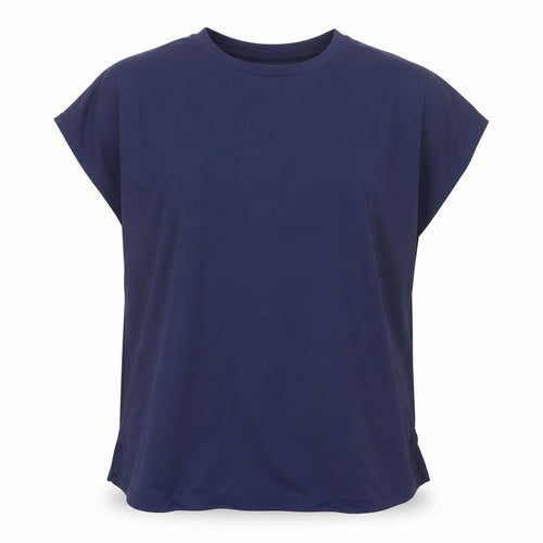 Dunnes Womens Navy Blue L Basic Activewear T-Shirt