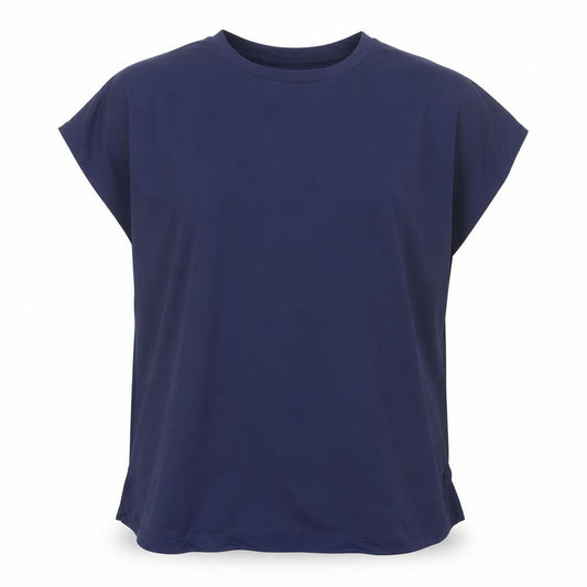 Dunnes Stores Womens Navy Blue L Basic Activewear T-Shirt