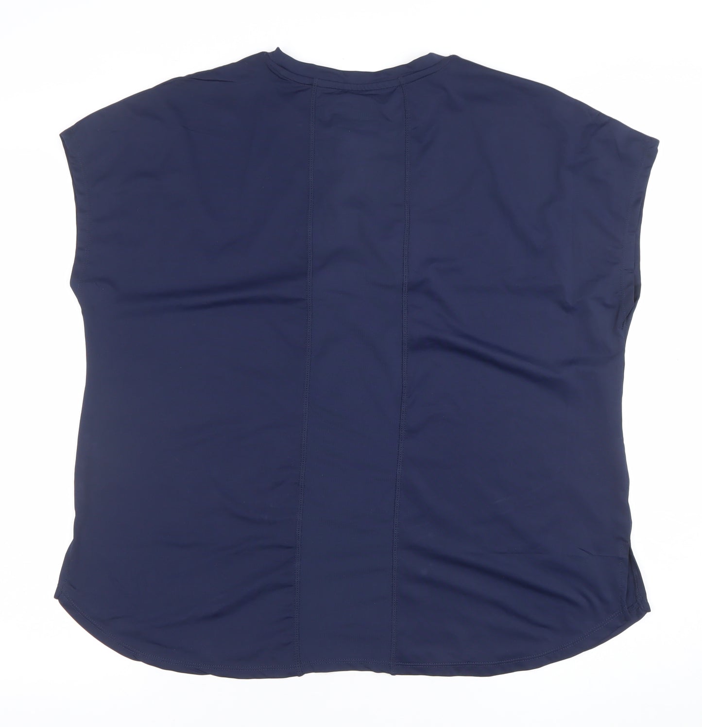 Dunnes Stores Womens Navy Blue L Basic Activewear T-Shirt