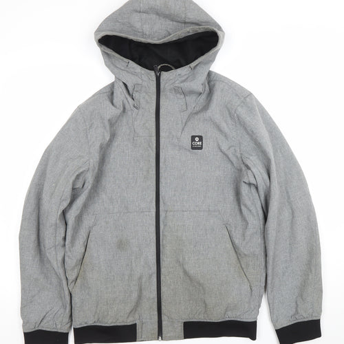 Jack & Jones CORE Men's Grey Windbreaker Jacket Size L