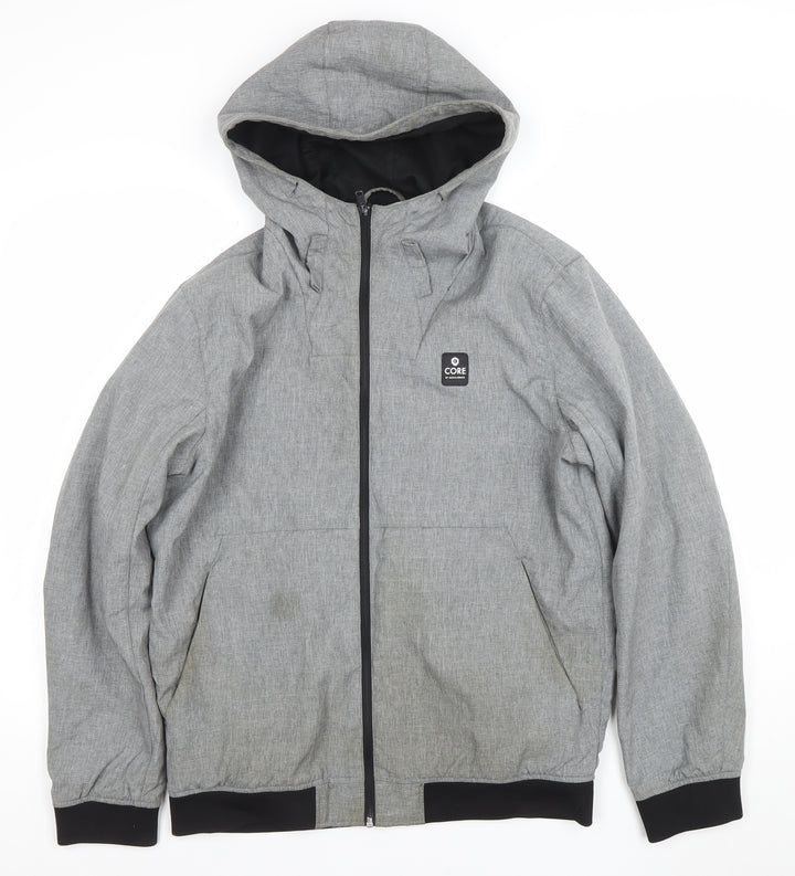 Jack & Jones CORE Men's Grey Windbreaker Jacket Size L