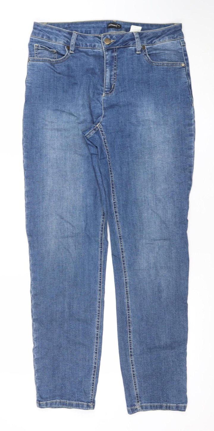 No2moro Women's Blue Straight Leg Jeans Size 4
