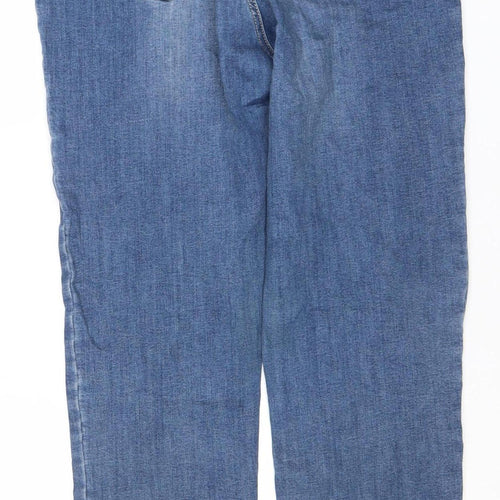 No2moro Women's Blue Straight Leg Jeans Size 4