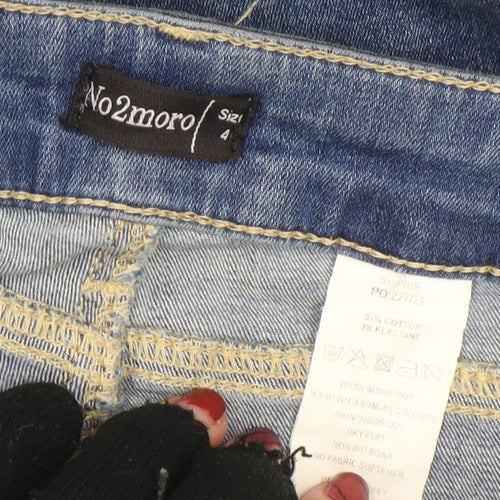 No2moro Women's Blue Straight Leg Jeans Size 4