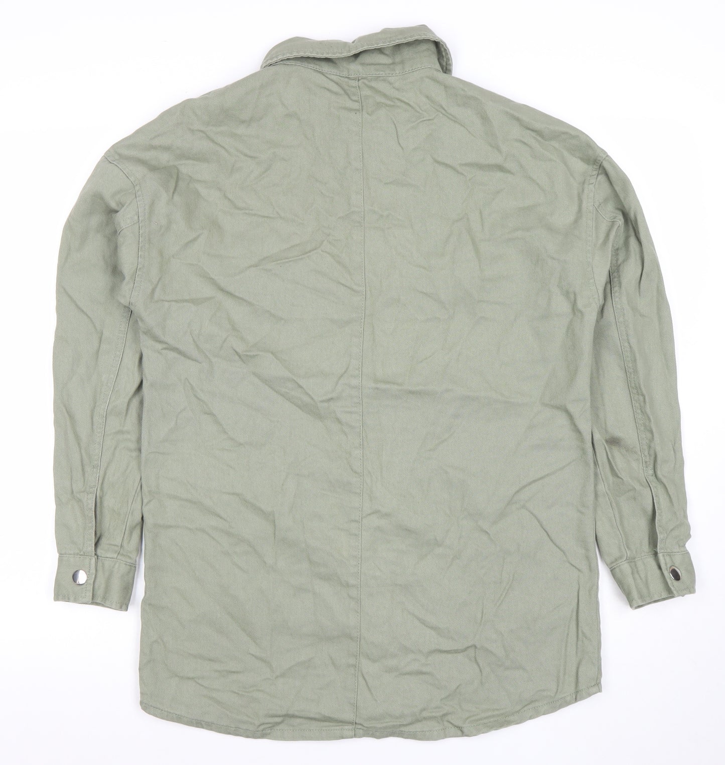 Dunnes Women Green XS Cotton Military Style Jacket