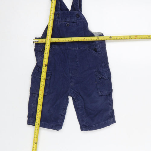 Baby GAP Blue Corduroy Lined Dungarees 6-9 Months Unisex