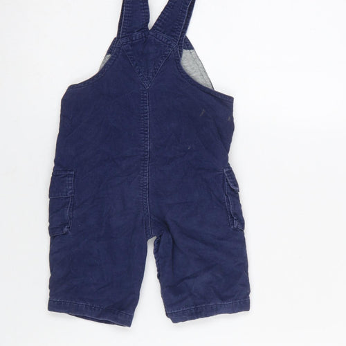 Baby GAP Blue Corduroy Lined Dungarees 6-9 Months Unisex